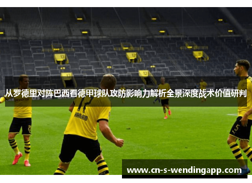 从罗德里对阵巴西看德甲球队攻防影响力解析全景深度战术价值研判